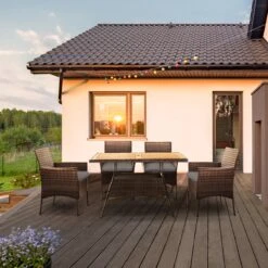 Teamson Home 5-Delig Diningset - Tuinset - Tuinmeubelen - Tafel En 4 Stoelen - Voor Maximaal 4 Personen - Massief Houten Tafelblad - Bruin - 244 X 132 X 84 (cm) 20 Teamson Home 5-Delig Diningset - Tuinset - Tuinmeubelen - Tafel En 4 Stoelen - Voor Maximaal 4 Personen - Massief Houten Tafelblad - Bruin - 244 X 132 X 84 (cm) -Tuin- En Buitengereedschapswinkels 1200x1200 737