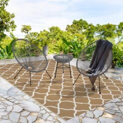 LifeGoods Acapulco Bistroset - 3-Delig - Tuinset Met Bijzettafel - Grijs 14 LifeGoods Acapulco Bistroset - 3-Delig - Tuinset Met Bijzettafel - Grijs -Tuin- En Buitengereedschapswinkels 1200x1200 758