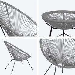 LifeGoods Acapulco Bistroset - 3-Delig - Tuinset Met Bijzettafel - Grijs 16 LifeGoods Acapulco Bistroset - 3-Delig - Tuinset Met Bijzettafel - Grijs -Tuin- En Buitengereedschapswinkels 1200x1200 760