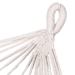 Detex Hangmat Met Franjes - 320x150cm – Belastbaar Tot 300kg Beige -Tuin- En Buitengereedschapswinkels 1200x1200 883