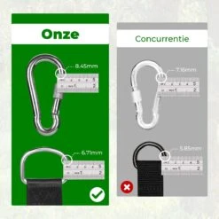 4House Ophang Koord Voor Hangmat, Hangstoel / Schommel - Hangmat Bevestigingsset Inclusief Haken - Karabijnhaak - Hangmat Standaard -Schommelophangset - Hangmat Ophangsysteem -150cm - Tot 1000kg - Boomvriendelijke Hangmat Ophangset - Set Van 2Stuks -Tuin- En Buitengereedschapswinkels 1200x1200 926