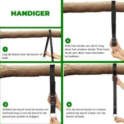 4House Ophang Koord Voor Hangmat, Hangstoel / Schommel - Hangmat Bevestigingsset Inclusief Haken - Karabijnhaak - Hangmat Standaard -Schommelophangset - Hangmat Ophangsysteem -150cm - Tot 1000kg - Boomvriendelijke Hangmat Ophangset - Set Van 2Stuks -Tuin- En Buitengereedschapswinkels 1200x1200 927