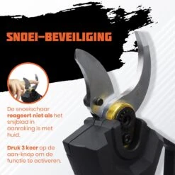 Reichlër® Elektrische Snoeischaar - 40 Mm Snijdiameter - 2x Accu - Anti-cut Functie - Heggenschaar - Takkenschaar - Zwart 11 Reichlër® Elektrische Snoeischaar - 40 Mm Snijdiameter - 2x Accu - Anti-cut Functie - Heggenschaar - Takkenschaar - Zwart -Tuin- En Buitengereedschapswinkels 1200x1200 950