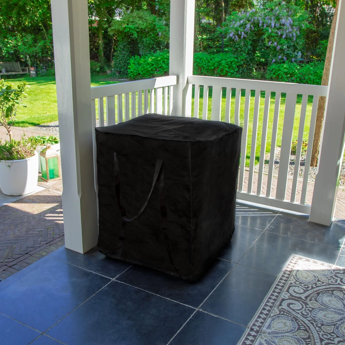 VONROC Premium Opbergtas Voor Lounge/tuinset Kussens – 75x75x90cm – Voor 6 Tot 8 Kussens 4 VONROC Premium Opbergtas Voor Lounge/tuinset Kussens – 75x75x90cm – Voor 6 Tot 8 Kussens - Afbeelding 4