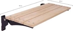 MaximaVida Opklapbare Gevelbank Jordaan 100 Cm- FSC Eikenhout 11 MaximaVida Opklapbare Gevelbank Jordaan 100 Cm- FSC Eikenhout -Tuin- En Buitengereedschapswinkels 1200x518
