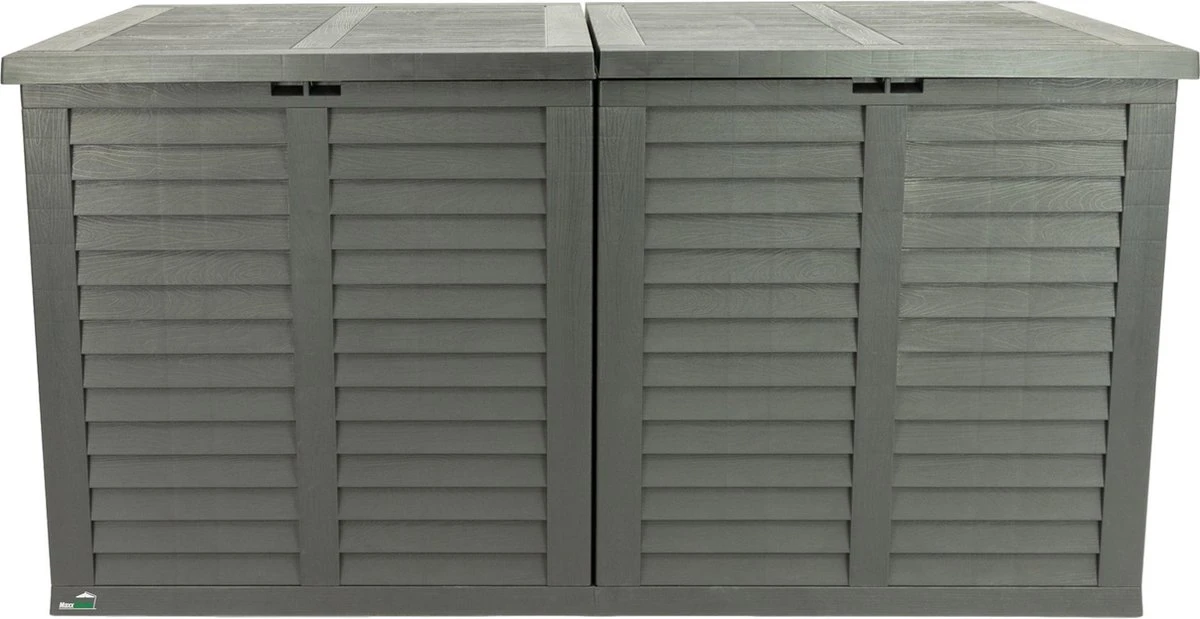 MaxxGarden Kussenbox - Tuin Opbergkist - Opbergbox - 750 L - 155x66x80 Cm - Grijs 5 MaxxGarden Kussenbox - Tuin Opbergkist - Opbergbox - 750 L - 155x66x80 Cm - Grijs - Afbeelding 5