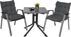 Beautissu Flair NL – Set Van 2 Tuinkussen Lage Rug Antraciet – 100x50 Cm – Zitkussen Matraskussen Voor Tuin Meubelen -Tuin- En Buitengereedschapswinkels 1200x631 3