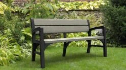 Keter Montero Tuinbank - 3-personen - 150x62,5x89cm – Grafiet -Tuin- En Buitengereedschapswinkels 1200x675 1