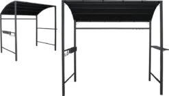 Merkloos Barbecue Overkapping Afm. 233 X 145 Cm Zwart -Tuin- En Buitengereedschapswinkels 1200x679