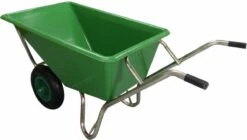 Kruiwagen Met Dubbel Luchtwiel Stal Eco Groen 160 Liter -Tuin- En Buitengereedschapswinkels 1200x681 3