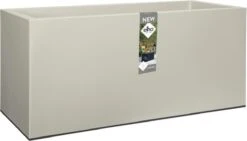 Elho Vivo Matt Finish Lang Wielen 90 - Grote Staande Plantenbak Voor Binnen & Buiten - Gemaakt Van Gereycled Plastic - L 39 X W 88 X H 41 Cm - Wit -Tuin- En Buitengereedschapswinkels 1200x687 2