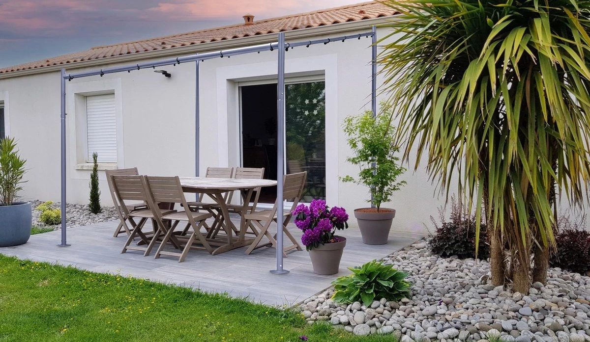 SORARA® Milano Overkapping / Paviljoen - Zand - 285 X 400 Cm. 9 SORARA® Milano Overkapping / Paviljoen - Zand - 285 X 400 Cm. - Afbeelding 9