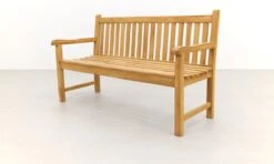 Teak Houten Tuinbank Bison - 150 Cm. -Tuin- En Buitengereedschapswinkels 1200x718