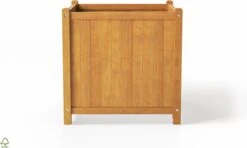 Houten Plantenbak Met Wieltjes 50x50 - Geolied Duurzaam FSC Acaciahout – Bloembak Buiten - Plantenbakken Buiten - Perfecthomeshop -Tuin- En Buitengereedschapswinkels 1200x720 6