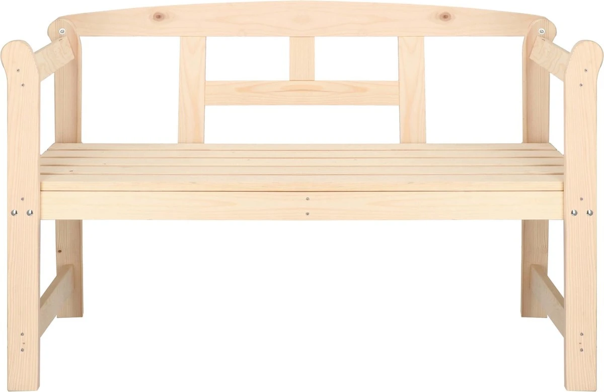 Merkloos Springos Tuinbank | Tuinbankje | Zitbank Buiten | Naaldhout | 119 X 78 X 45 Cm | Licht 1 Merkloos Springos Tuinbank | Tuinbankje | Zitbank Buiten | Naaldhout | 119 X 78 X 45 Cm | Licht