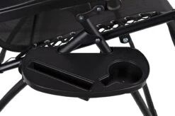 Luxe Ligstoel Met Hoofdsteun & Voetsteun - Verstelbare Rugleuning - Zonnebed Relaxstoel Voor Tuin/Terras/Strand/Balkon/Zwembad/Camping - Inklapbaar - Weerbestendig - Zwart -Tuin- En Buitengereedschapswinkels 1200x798