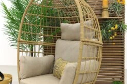 Lola Egg Relaxstoel - Natural Sand - Mand Stoel -Tuin- En Buitengereedschapswinkels 1200x800 122