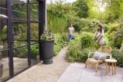 Elho Green Basics Regenton Plus 105 - Regenton Voor Kweken En Oogsten - Ø 58.4 X H 80.4 Cm - Zwart/Living Black -Tuin- En Buitengereedschapswinkels 1200x800 408