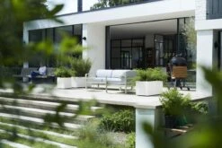 Elho Vivo Structure Finish Lang 90 - Plantenbak Voor Binnen & Buiten - Ø 88 X H 41 - Wit -Tuin- En Buitengereedschapswinkels 1200x800 483