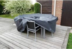 Nature - Tuinmeubelhoes - Beschermhoes Voor Tafel (rechthoekig) - H90 X 225 X 143cm -Tuin- En Buitengereedschapswinkels 1200x816