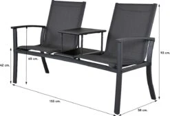 Tete-a-Tete Aluminium Tuinbank Felix -Tuin- En Buitengereedschapswinkels 1200x823 1