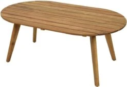 BUITEN Living Seville Lounge Tuintafel | Hardhout | 97x57cm - Ovale Tuintafel -Tuin- En Buitengereedschapswinkels 1200x828