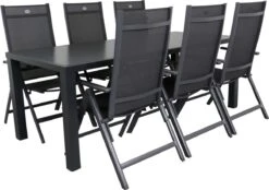 Hartman Napoli/Alma 210 Cm. Tuinset - 7-delig Verstelbaar