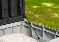 Keter Novel Opbergbox - 340L - 124x55x62.5cm - Grijs -Tuin- En Buitengereedschapswinkels 1200x855 1