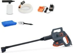 FUXTEC Hogedrukreiniger Accu 20V - Set Met Batterij (2Ah) En Lader (1A) & Accessoires
