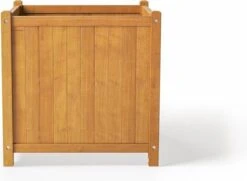 Houten Plantenbak Met Wieltjes 50x50 - Geolied Duurzaam FSC Acaciahout – Bloembak Buiten - Plantenbakken Buiten - Perfecthomeshop -Tuin- En Buitengereedschapswinkels 1200x878 3