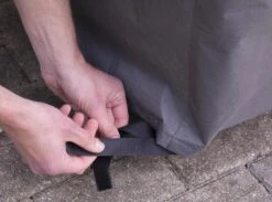 Weersbestendige Beschermhoes Tuinset | 245 X 150 X 95 Cm | Premium | Waterproof | TÜV Rheinland Gecertificeerd | Hoes Voor Tuin | Waterdicht | Solution Dyed (verkleuring Onmogelijk) | Grijs / Antraciet -Tuin- En Buitengereedschapswinkels 1200x890