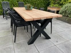 Tuintafel Douglas 220 Cm X 90 Cm | Stalen Poten | + Montage | Duurzame Eettafel | Onderhoudsarm 6-8 Personen | Geschaafd Hout | DuuMaa 7 Tuintafel Douglas 220 Cm X 90 Cm | Stalen Poten | + Montage | Duurzame Eettafel | Onderhoudsarm 6-8 Personen | Geschaafd Hout | DuuMaa -Tuin- En Buitengereedschapswinkels 1200x899 1