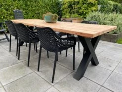Tuintafel Douglas 220 Cm X 90 Cm | Stalen Poten | + Montage | Duurzame Eettafel | Onderhoudsarm 6-8 Personen | Geschaafd Hout | DuuMaa 9 Tuintafel Douglas 220 Cm X 90 Cm | Stalen Poten | + Montage | Duurzame Eettafel | Onderhoudsarm 6-8 Personen | Geschaafd Hout | DuuMaa -Tuin- En Buitengereedschapswinkels 1200x899 3
