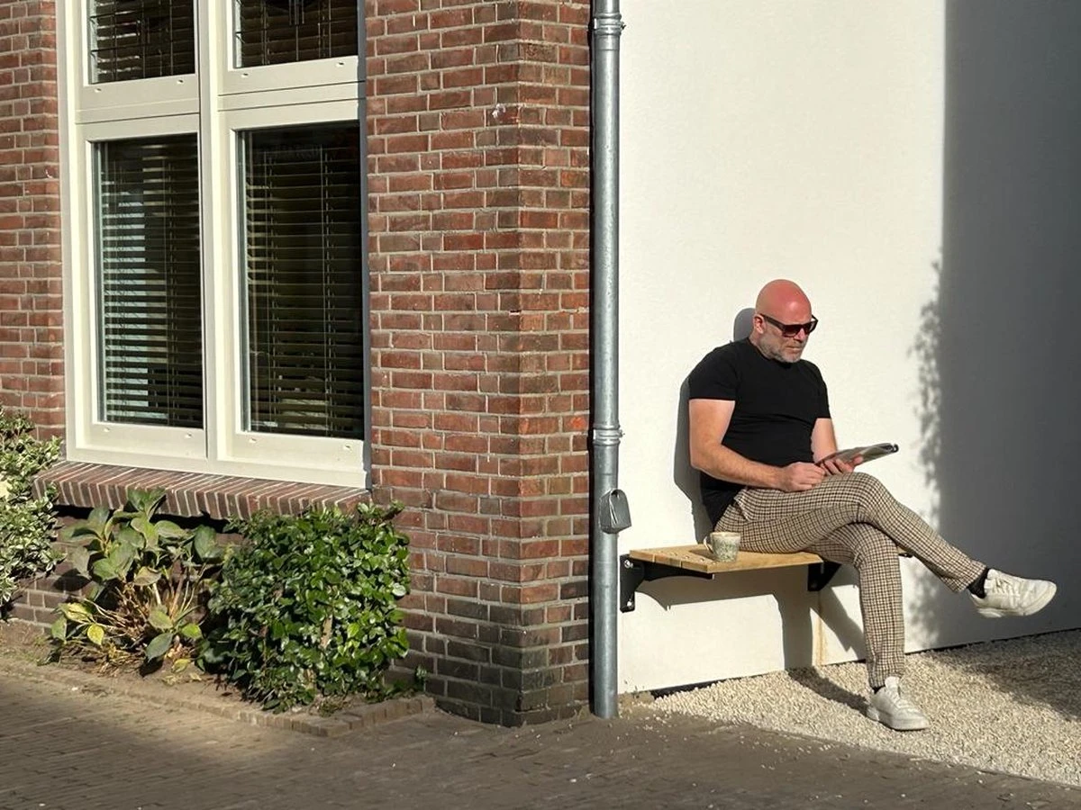 MaximaVida Opklapbare Gevelbank Jordaan 100 Cm- FSC Eikenhout 8 MaximaVida Opklapbare Gevelbank Jordaan 100 Cm- FSC Eikenhout - Afbeelding 8