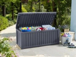 Keter Rockwood Opbergbox - 570L - 155x72,4x64,4cm - Grafiet -Tuin- En Buitengereedschapswinkels 1200x900 19