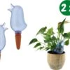 JS Drippy - Waterdruppelaars Set Van 2 Stuks - Druppelaar Vogel - Druppelsysteem Planten - Watergeefsysteem Kamerplanten - Waterbol - Blauw