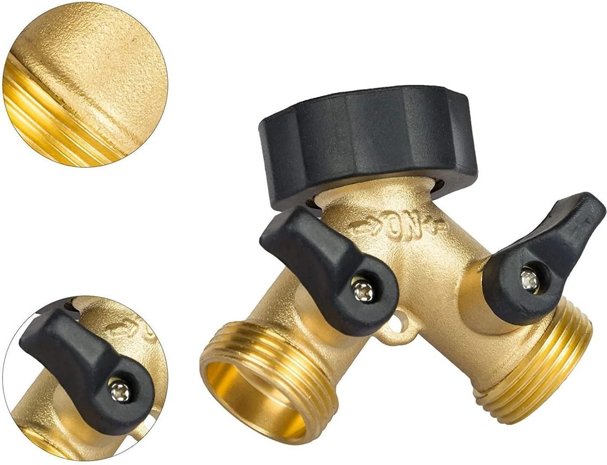 Sens Design Waterverdeler 2-weg – Messing – Past Op Europese Kranen 4 Sens Design Waterverdeler 2-weg – Messing – Past Op Europese Kranen - Afbeelding 4