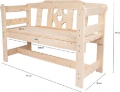 MaximaVida Tuinbank Amelie 120 Cm - FSC Vurenhout -Tuin- En Buitengereedschapswinkels 1200x922