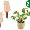 JS Drippy - Waterdruppelaars Set Van 2 Stuks - Druppelaar Vogel - Druppelsysteem Planten - Watergeefsysteem Kamerplanten - Waterbol - Roze