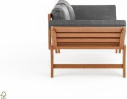 Loungebank Tuin FSC Antraciet – Makkelijk Verstelbaar Lounge Bank Balkon – Tuinbank Lounge Hardhout FSC – Perfecthomeshop -Tuin- En Buitengereedschapswinkels 1200x942