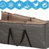 Opbergtas Voor Tuinmeubelkussens - 125 X 40 X 50 Cm (4 – 6 Lounge- Tuinkussens) - Grijs / Antraciet