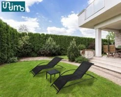 Intimo Ligbeddenset + Tafel - Zwart - 163x60x65/45x45x40 -Tuin- En Buitengereedschapswinkels 1200x960 7