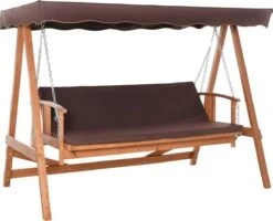 Outsunny Hollywoodschommel Hout Tuinschommel Schommelbank Ligfunctie 3 Personen 84A-185 -Tuin- En Buitengereedschapswinkels 1200x972 2
