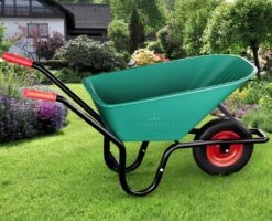 Gardebruk Kruiwagen 100 L - Kunststof Kuip – Tot 150KG Groen -Tuin- En Buitengereedschapswinkels 1200x972 3