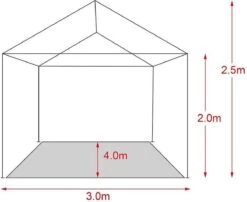 MaxxGarden Partytent - Paviljoen - 3x4m - Incl. Zijwanden - Waterdicht - Wit 12 MaxxGarden Partytent - Paviljoen - 3x4m - Incl. Zijwanden - Waterdicht - Wit -Tuin- En Buitengereedschapswinkels 1200x979 1
