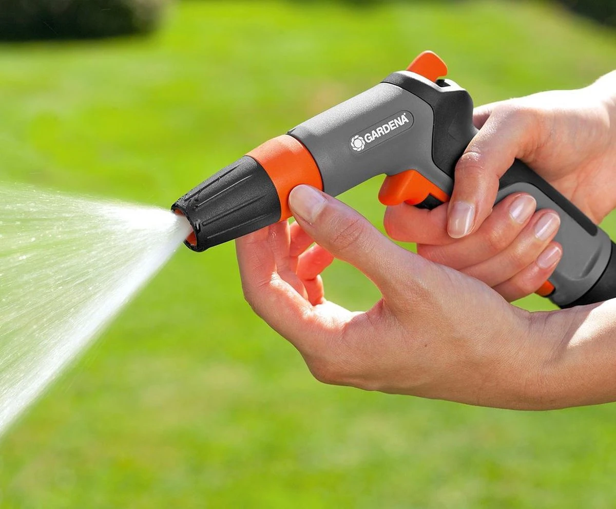 GARDENA - Classic Reinigingspistool - Spuitpistool - Traploos Instelbaar 10 GARDENA - Classic Reinigingspistool - Spuitpistool - Traploos Instelbaar - Afbeelding 10