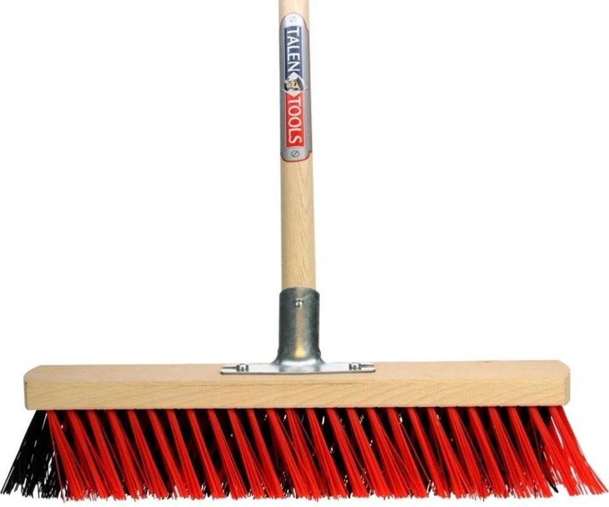 Talen Tools - X-bezem - Buiten - 40 Cm - Rood/Zwart - Compleet 7 Talen Tools - X-bezem - Buiten - 40 Cm - Rood/Zwart - Compleet - Afbeelding 7