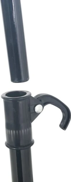 Prolenta Premium - Loungebed Met Parasol Poly Rattan Grijs -Tuin- En Buitengereedschapswinkels 471x1200