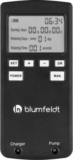 Blumfeldt Greenkeeper Automatisch Bewateringssysteem - Besproeiingscomputer - Druppelsysteem - Bewateringsautomaat Ideaal Tijdens Vakantie - Voor 60 Potplanten -Tuin- En Buitengereedschapswinkels 552x1200 1
