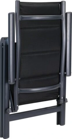 Casaria Tuinstoel Aluminium - 2 Stuks Inklapbaar - Antraciet -Tuin- En Buitengereedschapswinkels 621x1200